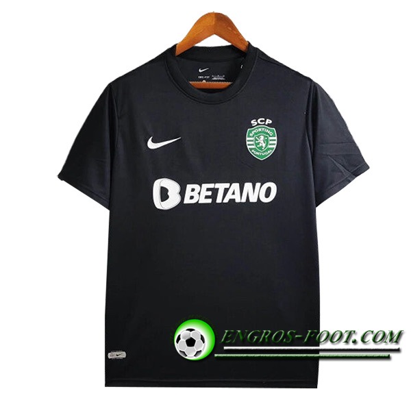 Training T-Shirts Sporting Lisbon Noir/Blanc 2024/2025