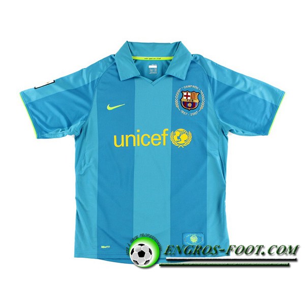 Maillot de Foot FC Barcelone Retro Enfant Exterieur 2007/2008