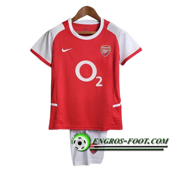 Maillot de Foot Arsenal Retro Enfant Domicile 2002/2004