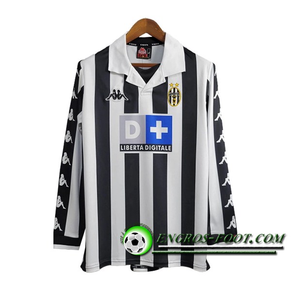 Maillot de Foot Juventus Retro Domicile Manches Longues 1999/2000