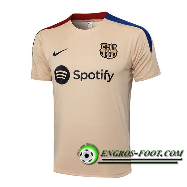 Training T-Shirts FC Barcelone Jaune 2024/2025