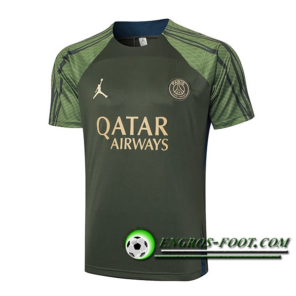 Training T-Shirts Jordan PSG Vert 2024/2025