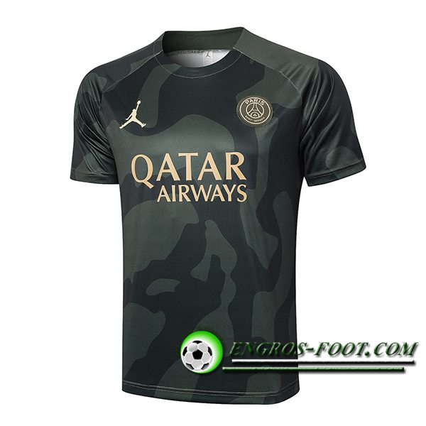 Training T-Shirts Jordan PSG Vert 2024/2025 -02