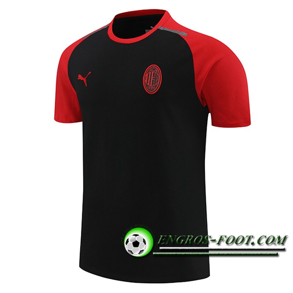 Training T-Shirts Milan AC Noir/Rouge 2024/2025