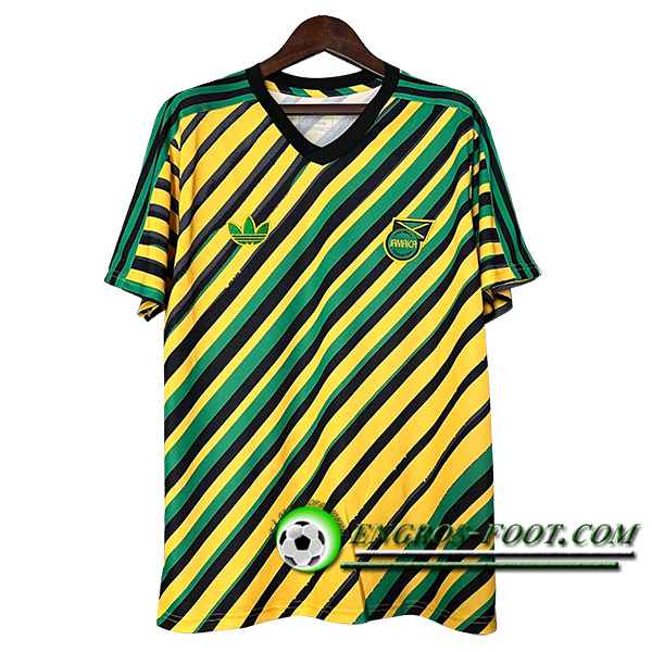 Training T-Shirts Jamaica Jaune/Vert 2024/2025
