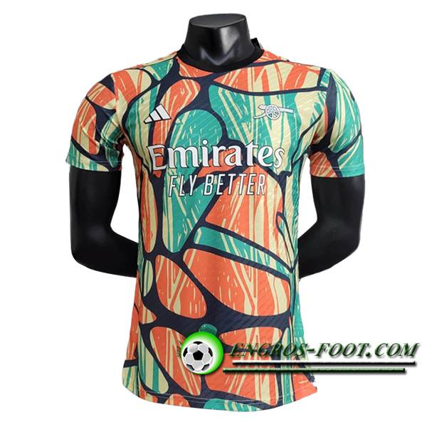 Training T-Shirts Arsenal Vert/Orange/Bleu/Jaune 2024/2025