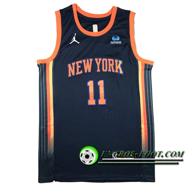 Maillot New York Knicks (BRUNSON #11) 2024/25 Noir/Orange