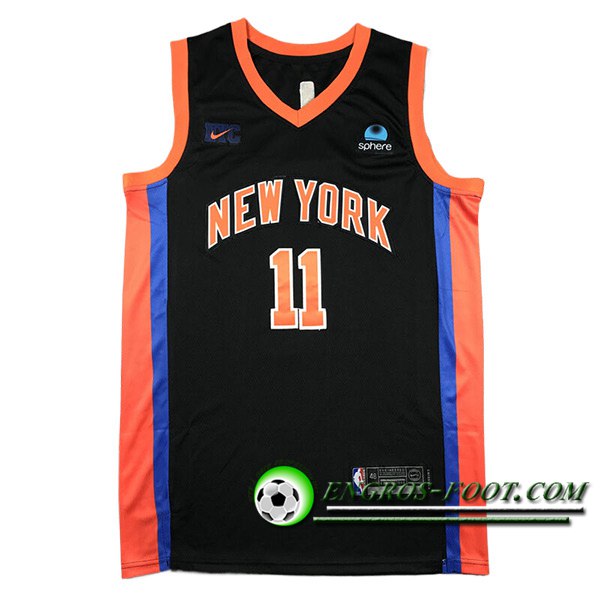 Maillot New York Knicks (BRUNSON #11) 2024/25 Noir/Orange/Bleu