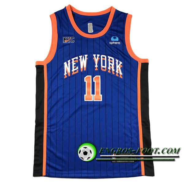 Maillot New York Knicks (BRUNSON #11) 2024/25 Bleu/Noir/Orange