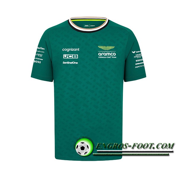 T-Shirt F1 Aston Martin Team Vert 2024