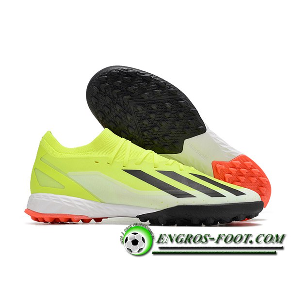 Adidas Chaussures de Foot X CRAZYFAST.3 TF BOOTS Vert/Noir