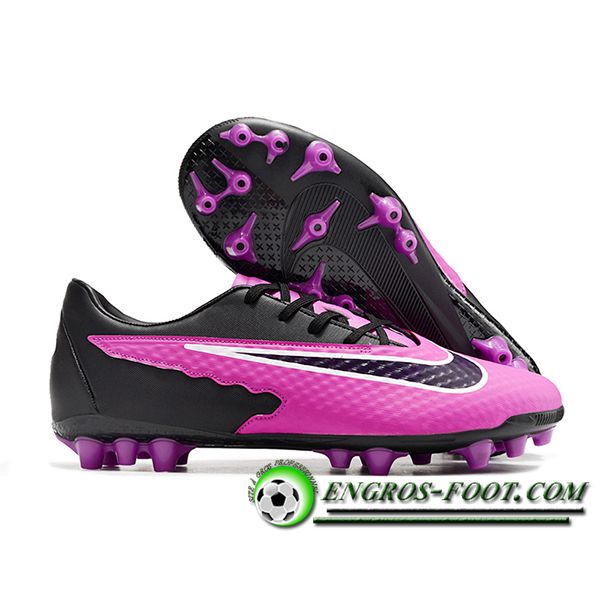 Nike Chaussures de Foot Phantom GX Academy AG Pourpre/Noir