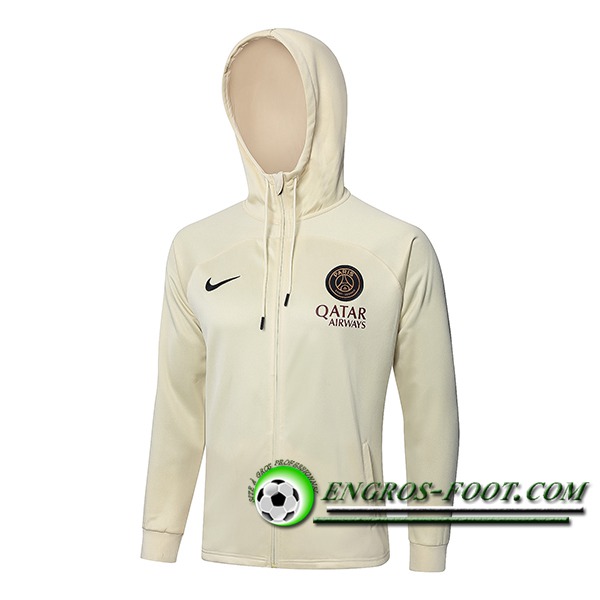 Veste A Capuche PSG Beige 2024/2025