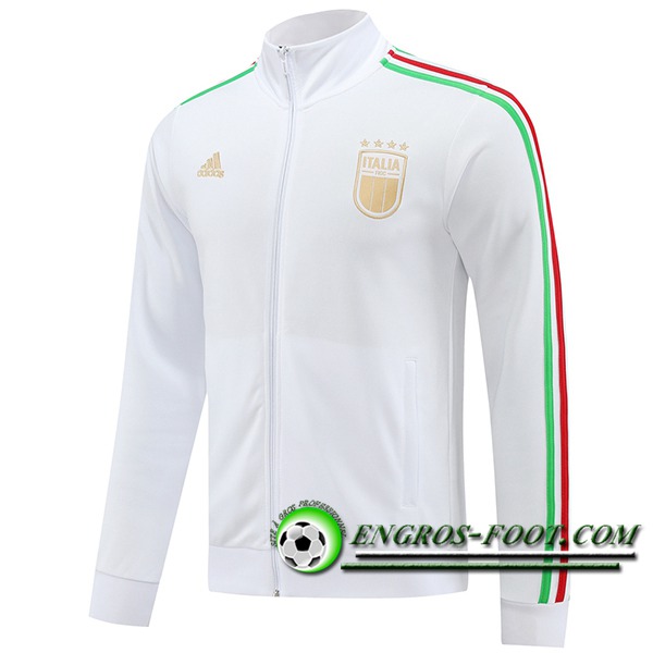 Veste Foot Italie Blanc 2024/2025