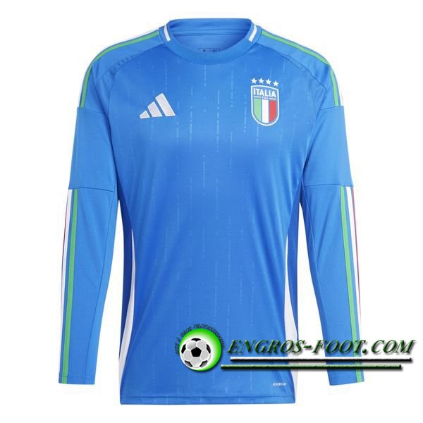Maillot Equipe Foot Italie Domicile Manches Longues 2024/2025