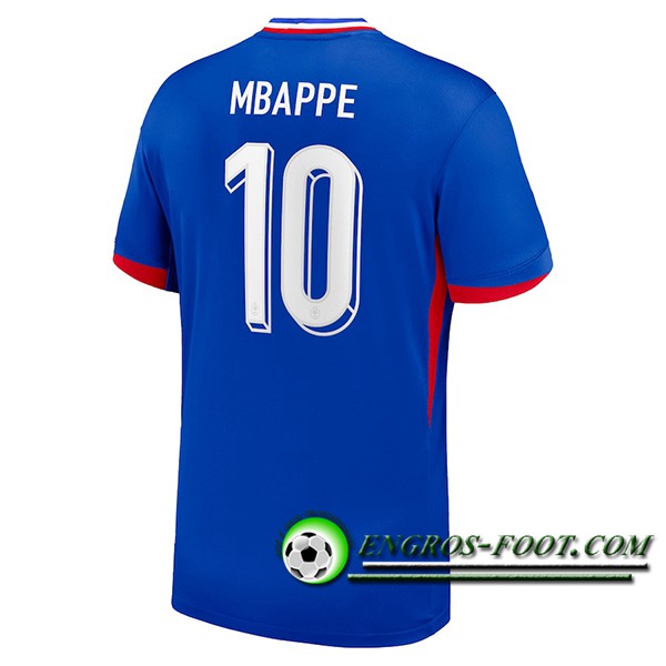 Maillot Equipe Foot France (MBAPPE #10) 2024/2025 Domicile