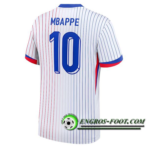 Maillot Equipe Foot France (MBAPPE #10) 2024/2025 Exterieur