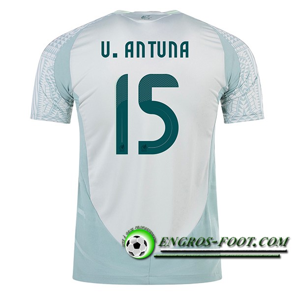 Maillot Equipe Foot Mexique (U.ANTUNA #15) 2024/2025 Exterieur