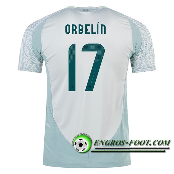 Maillot Equipe Foot Mexique (ORBELIN #17) 2024/2025 Exterieur