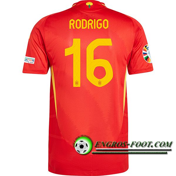 Maillot Equipe Foot Espagne (RODRIGO #16) 2024/2025 Domicile