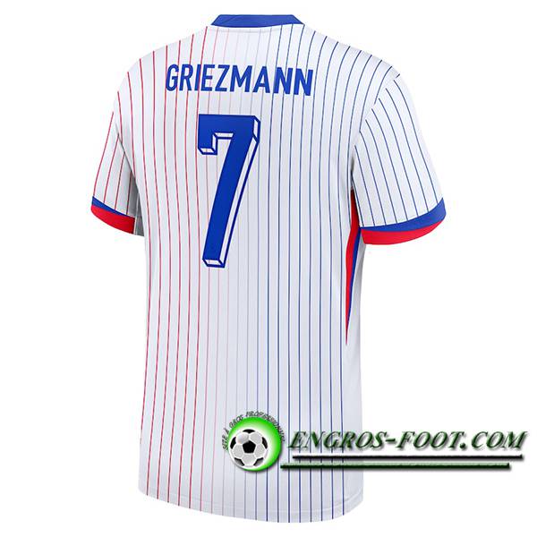 Maillot Equipe Foot France (GRIEZMANN #7) 2024/2025 Exterieur