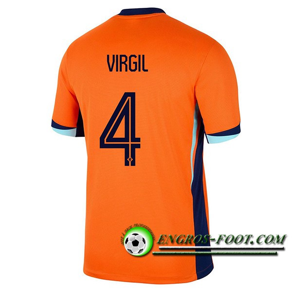 Maillot Equipe Foot Pays-Bas (VIRGIL #4) 2024/2025 Domicile