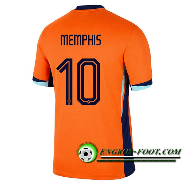 Maillot Equipe Foot Pays-Bas (MEMPHIS #10) 2024/2025 Domicile