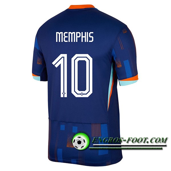 Maillot Equipe Foot Pays-Bas (MEMPHIS #10) 2024/2025 Exterieur