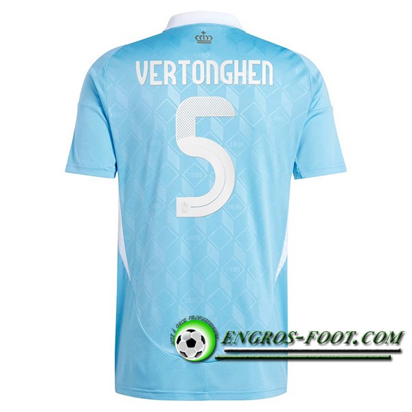 Maillot Equipe Foot Belgique (VERTONGHEN #5) 2024/2025 Exterieur