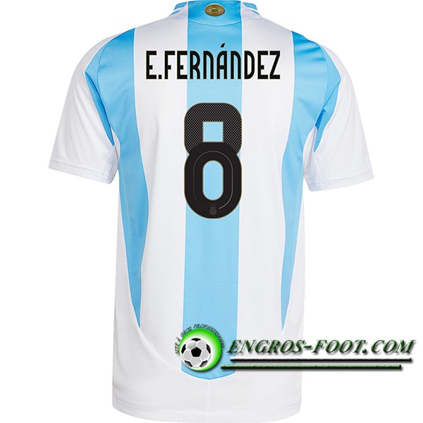 Maillot Equipe Foot Argentin (E.FERNANDEZ #8) 2024/2025 Domicile