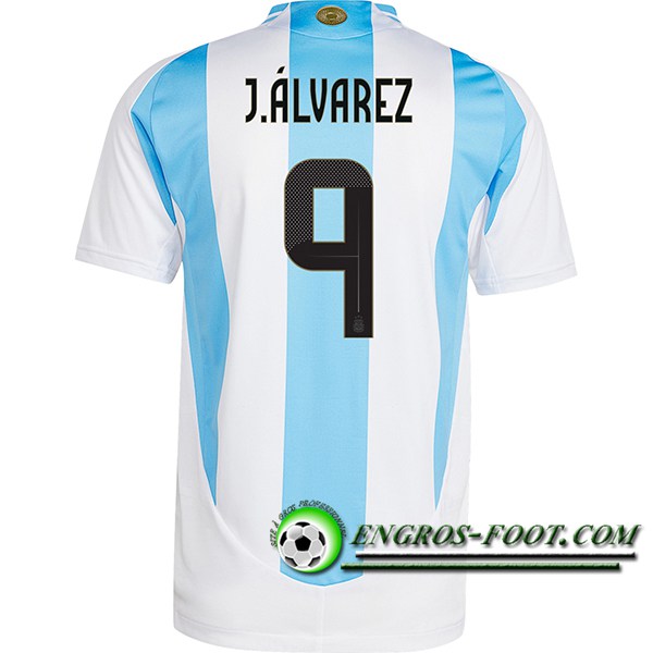 Maillot Equipe Foot Argentin (J.ALVAREZ #9) 2024/2025 Domicile