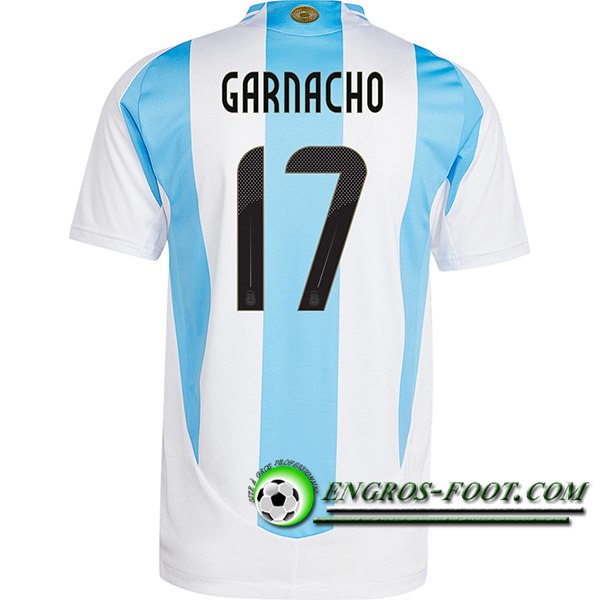 Maillot Equipe Foot Argentin (GARNACHO #17) 2024/2025 Domicile