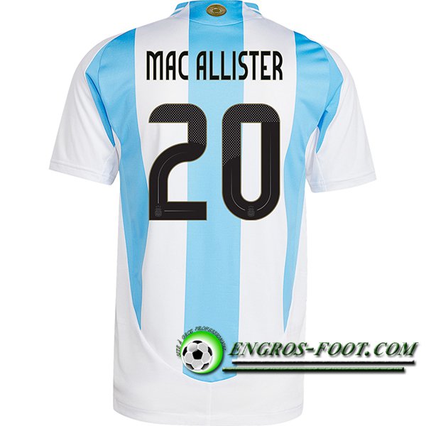 Maillot Equipe Foot Argentin (MAC ALLISTER #20) 2024/2025 Domicile