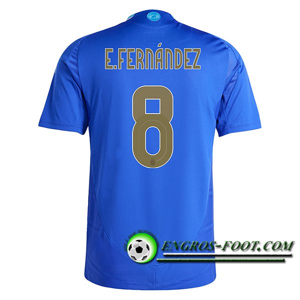 Maillot Equipe Foot Argentin (E.FERNANDEZ #8) 2024/2025 Exterieur