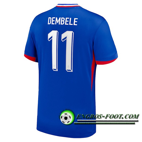 Maillot Equipe Foot France (DEMBELE #11) 2024/2025 Domicile