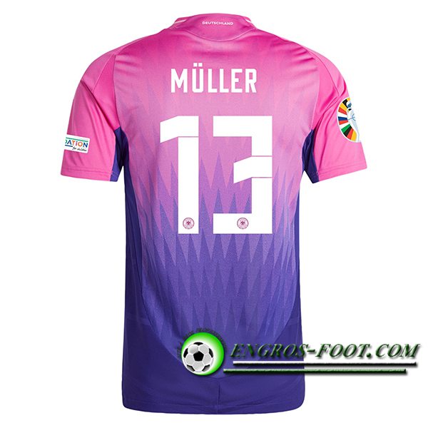 Maillot Equipe Foot Allemagne (MULLER #13) 2024/2025 Exterieur