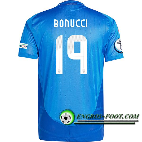 Maillot Equipe Foot Italie (BONUCCI #19) 2024/2025 Domicile