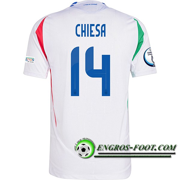 Maillot Equipe Foot Italie (CHIESA #14) 2024/2025 Exterieur