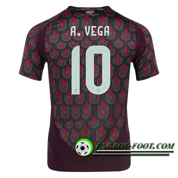 Maillot Equipe Foot Mexique (A.VEGA #10) 2024/2025 Domicile