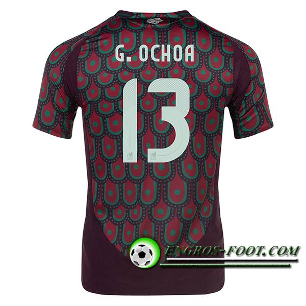 Maillot Equipe Foot Mexique (G.OCHOA #13) 2024/2025 Domicile