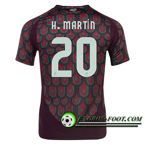 Maillot Equipe Foot Mexique (H.MARTIN #20) 2024/2025 Domicile