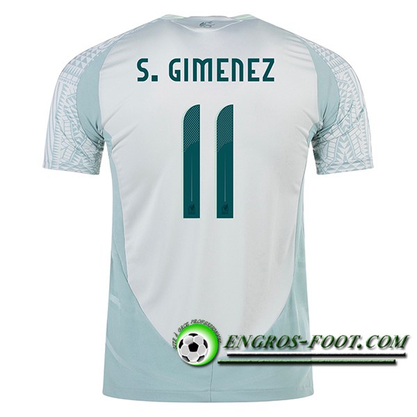 Maillot Equipe Foot Mexique (S.GIMENEZ #11) 2024/2025 Exterieur