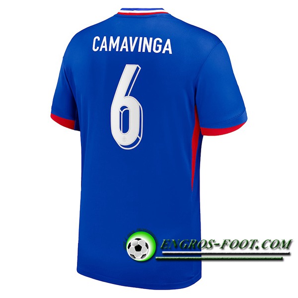 Maillot de Foot France (CAMAVINGA #6) UEFA Euro 2024 Domicile