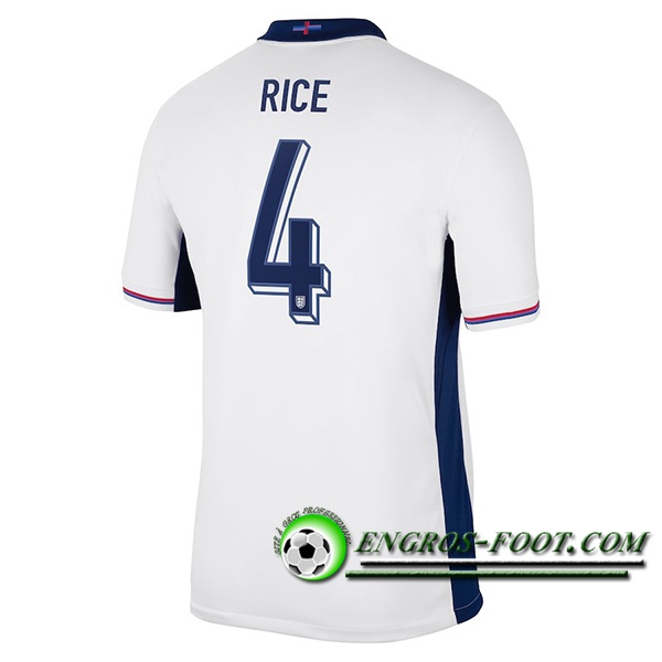 Maillot de Foot Angleterre (RICE #4) UEFA Euro 2024 Domicile