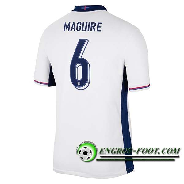 Maillot de Foot Angleterre (MAGUIRE #6) UEFA Euro 2024 Domicile