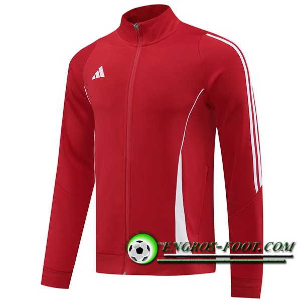 Veste Foot Adidas Rouge/Blanc 2024/2025