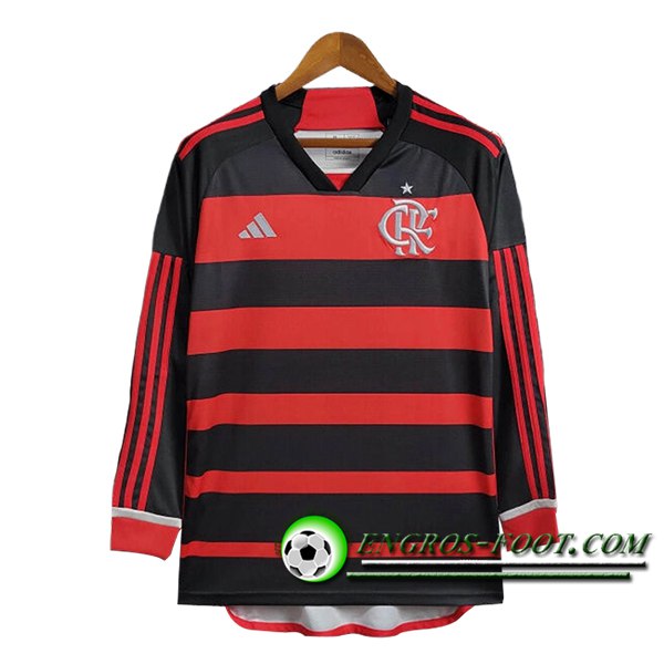 Maillot de Foot Flamengo Domicile Manches Longues 2024/2025