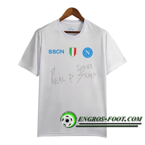 Maillot de Foot SSC Naples Blanc 2024/2025