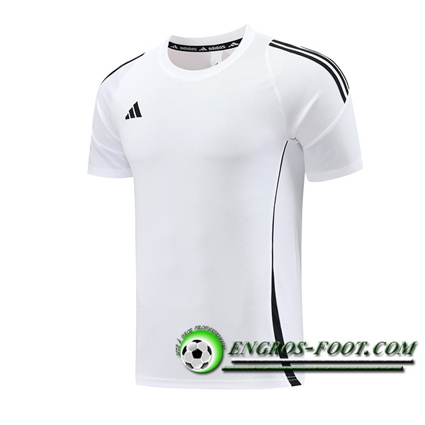 Training T-Shirts Adidas Blanc/Noir 2024/2025