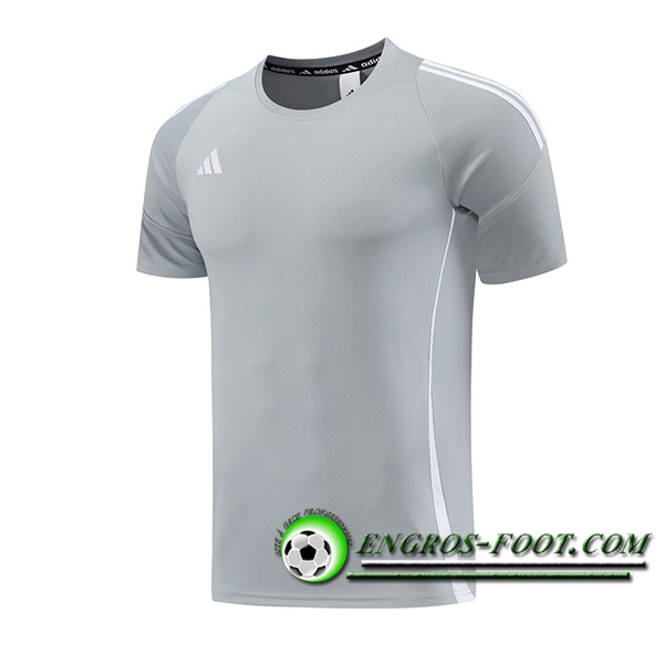 Training T-Shirts Adidas Gris/Blanc 2024/2025